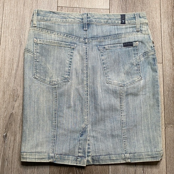 7 for all mankind Denim Skirt Size 28 - Picture 2 of 16